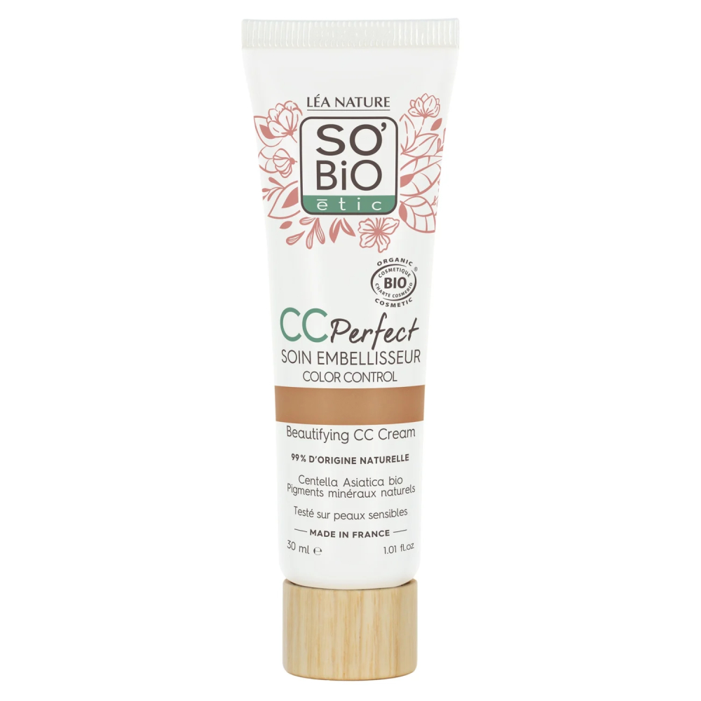 CC Crème Soin Embellisseur Medium 25 Bio SO'BIO 30ml