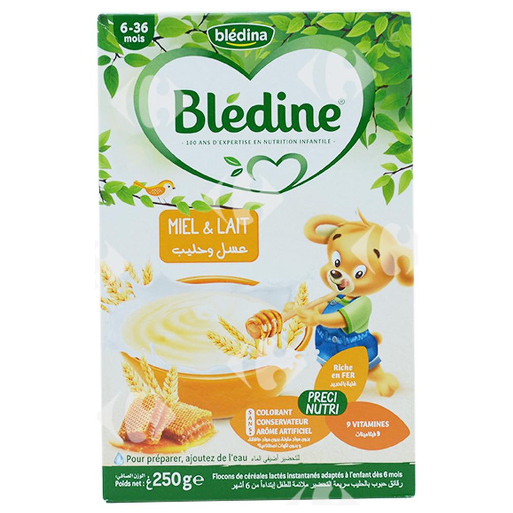 [51931] Farine Lactée pour Bébé au Miel et Lait Blédina 250g
