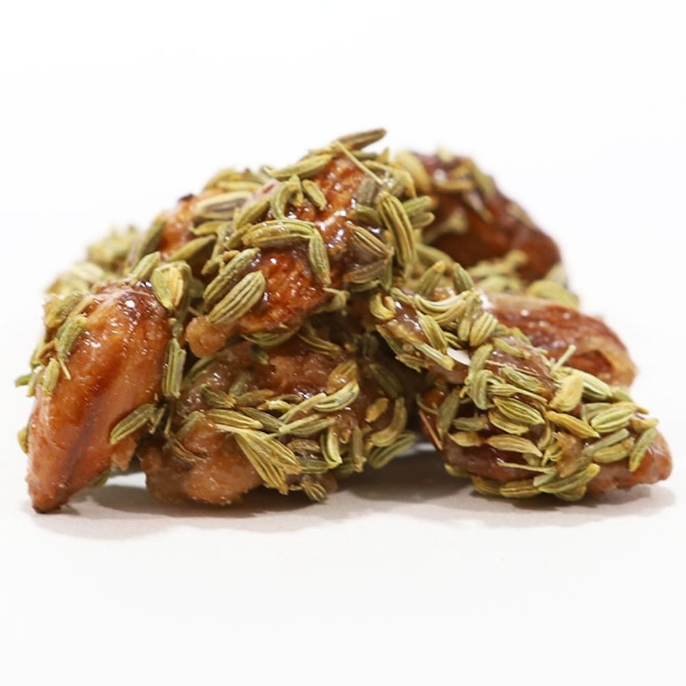 [661301] Amandes aux Graines d’Anis Boîte en Verre 150g