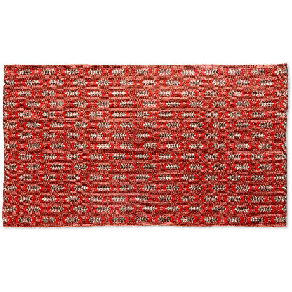 Tapis Imprimé sur Tout le Rouge 60x90cm