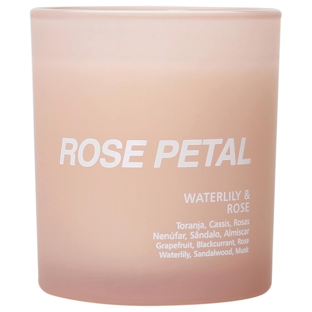 Bougie en Verre Pétale de Rose Kasa 165g