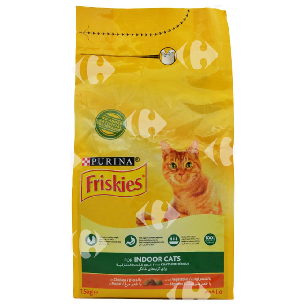 [610267] Croquettes au Poulet et Légumes Chats Adultes Friskies 1,5kg