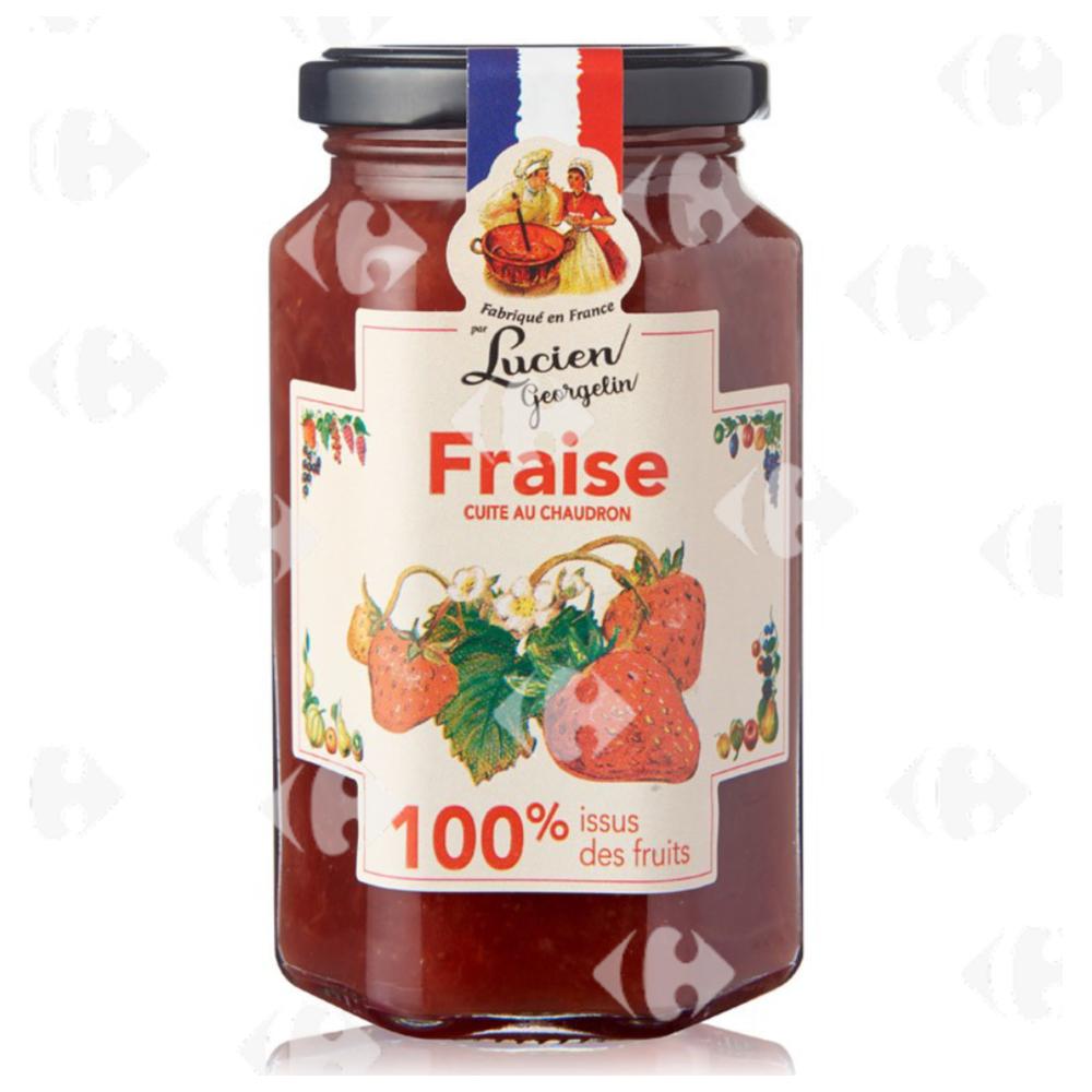 Confiture de Fraise 100% Fruits Lucien Georgelin 300g