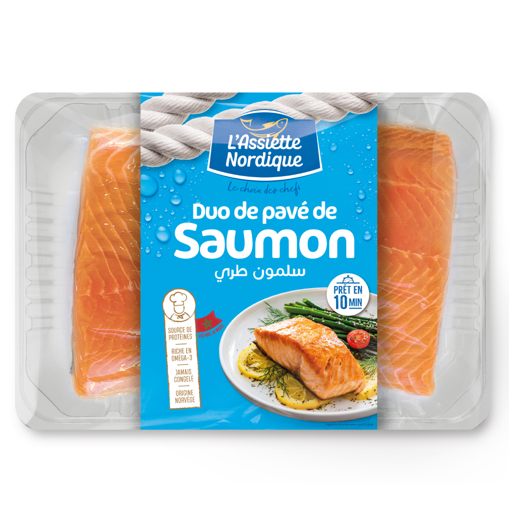 [727275] Pavés de Saumon Duo L'Assiette Nordique 300g