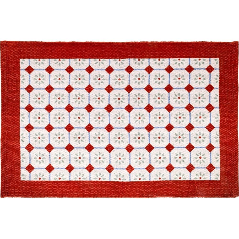 Tapis Motifs Oranges Kasa 60x90cm