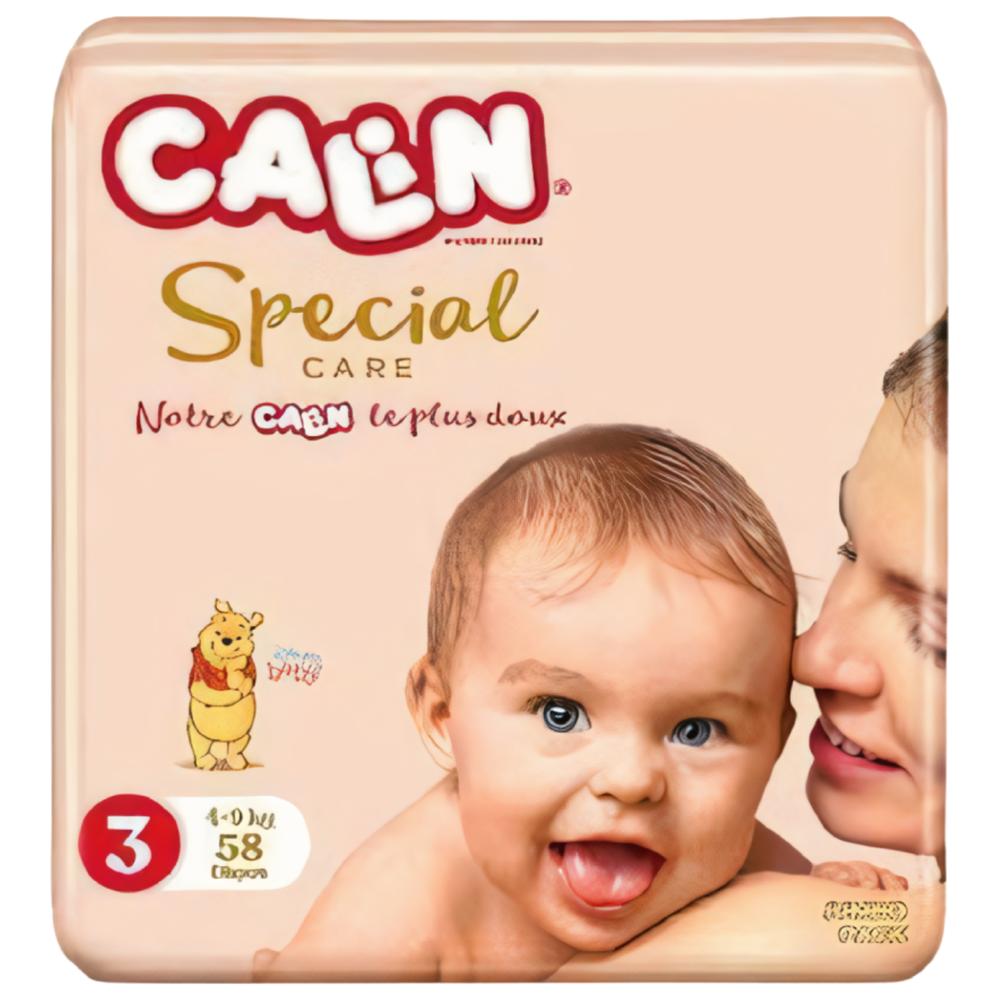 [657710] Couches Midi Taille 3 Jumbo Pack Special Care Calin 58 unités