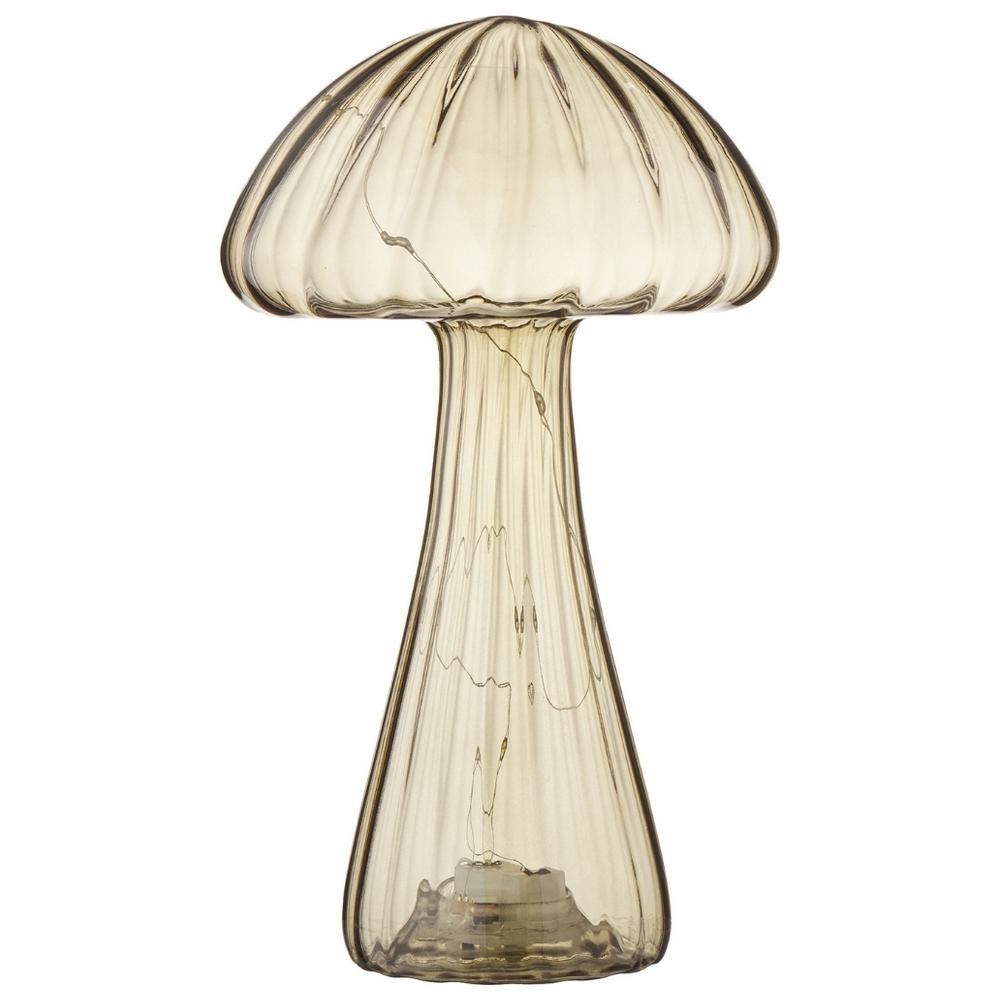 [722728] Biblot Champignon Vert avec LED Kasa 12,5x22 cm