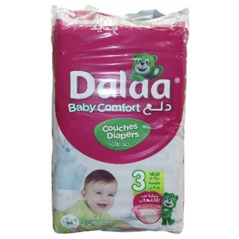 [689506] Couches Confort Bébés Midi Dalaa 46 unités