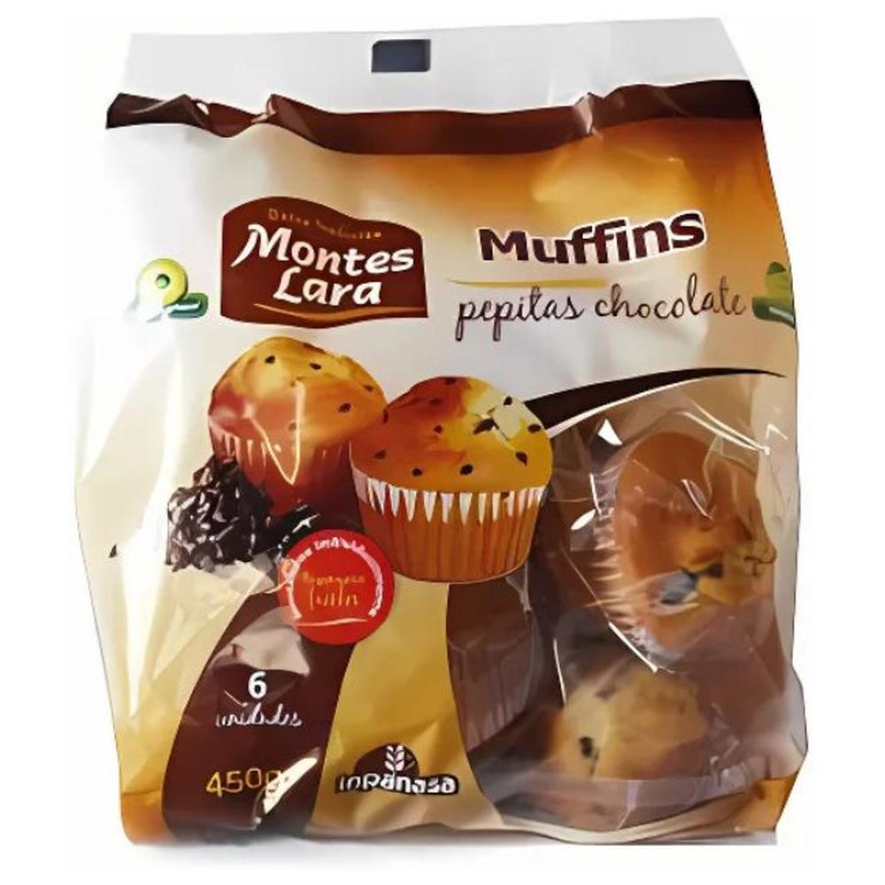 Muffins aux Pépites de Chocolat Montes Lara 450g