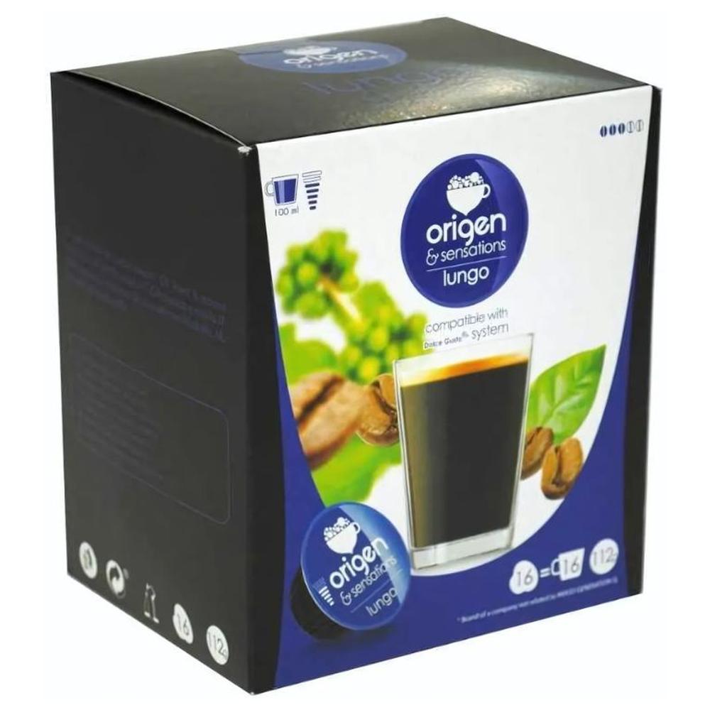[724400] Dosettes Café Long Origen 16 unités