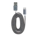 Câble USB C PSC-1TBK-19 Noir 1 mètre