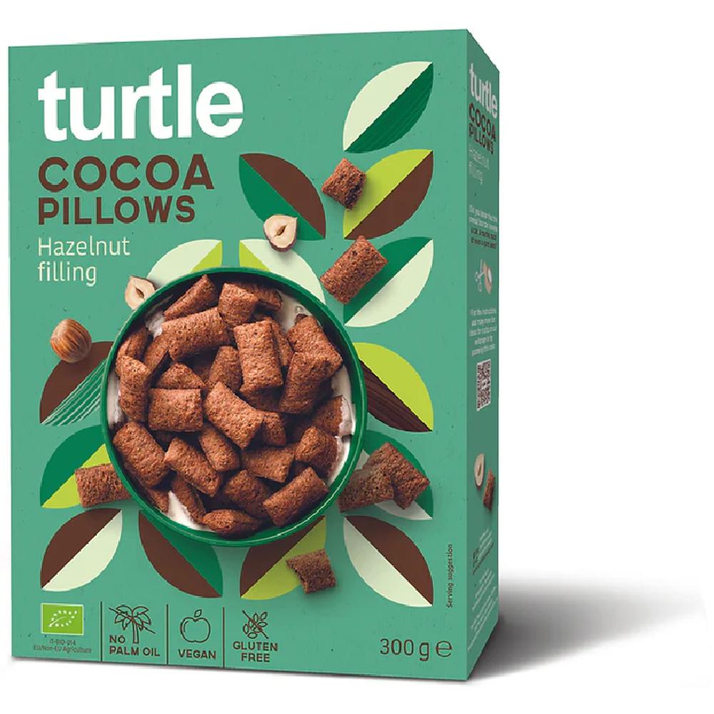Céréales Fourrées Cacao Noisette Bio Turtle 300g