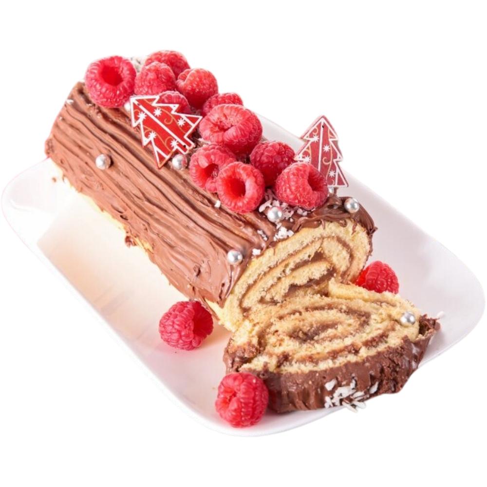 Bûche Chocolat Fruits Rouges 8 personnes