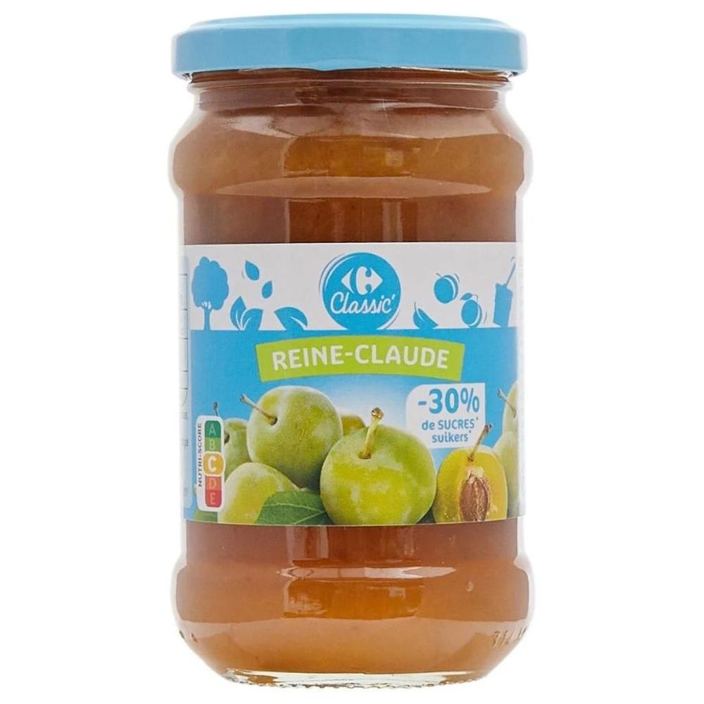 [708190] Confiture Reine-Claude Allégée en Sucres Carrefour 340g