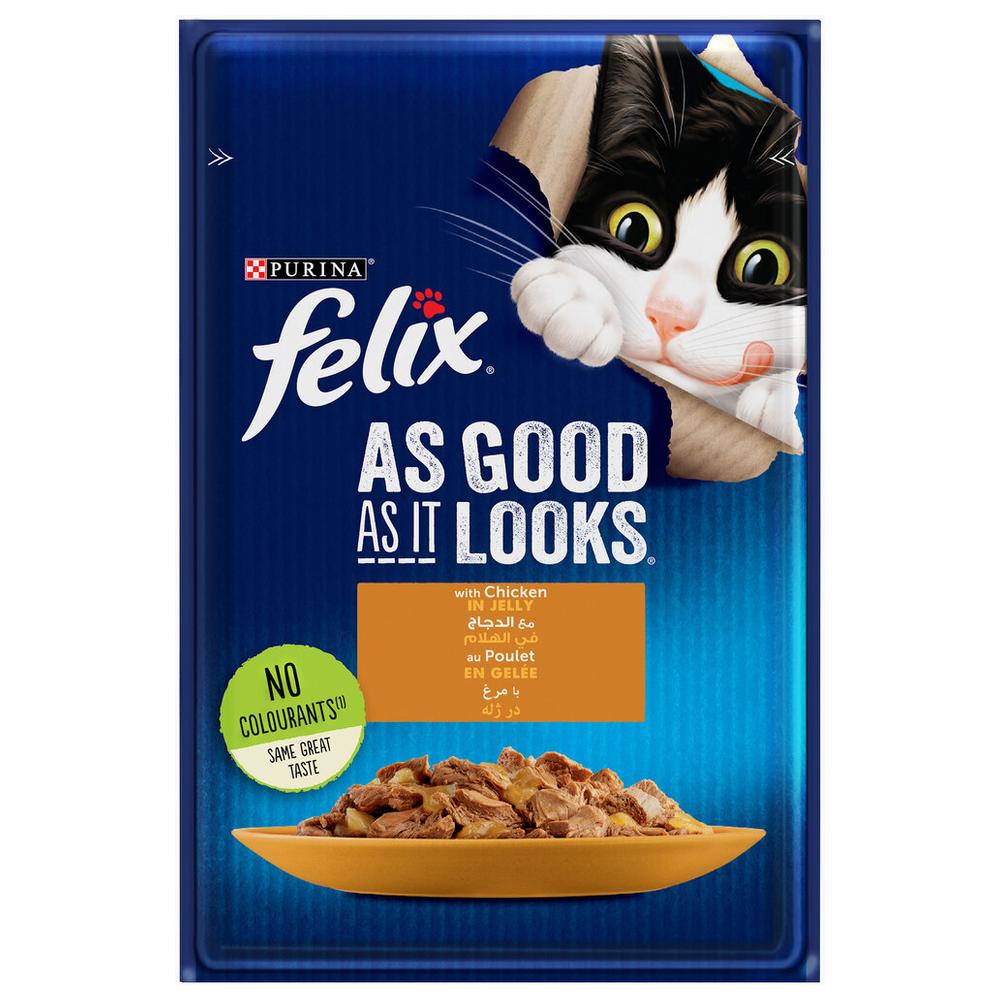 [681076] Pochons Chat Poulet Felix 85g
