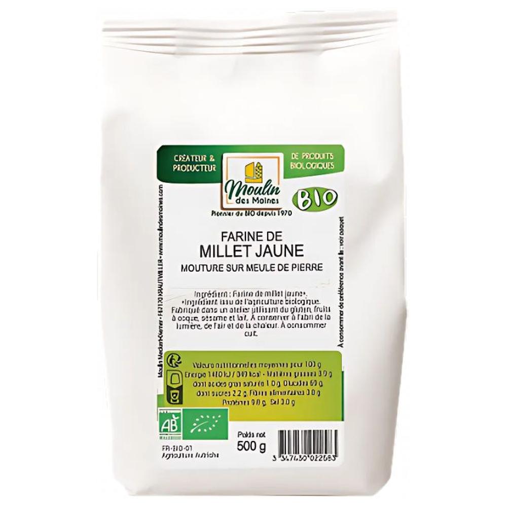 Farine de Millet Jaune Moulin des Moines 500g