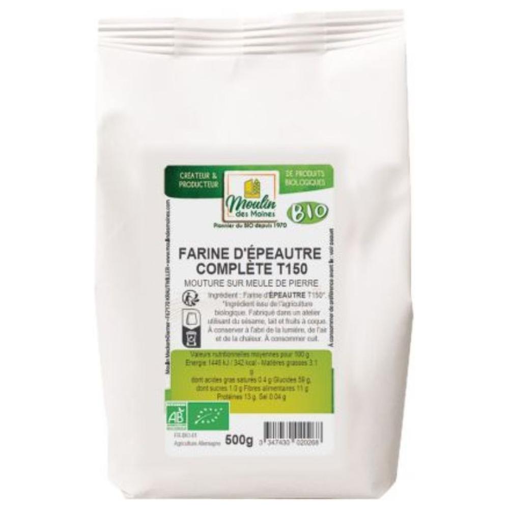 [722578] Farine d’Épeautre Complète Moulin des Moines 500g