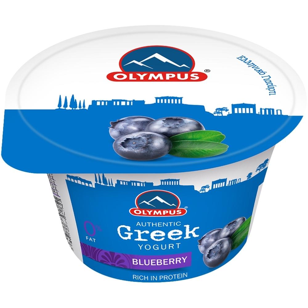 [733854] Yaourt Grec 0% Myrtille Olympus 150g