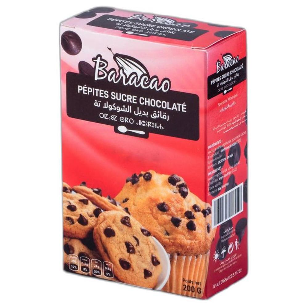 [725719] Pépites de Chocolat Sucrées Baracao 200g