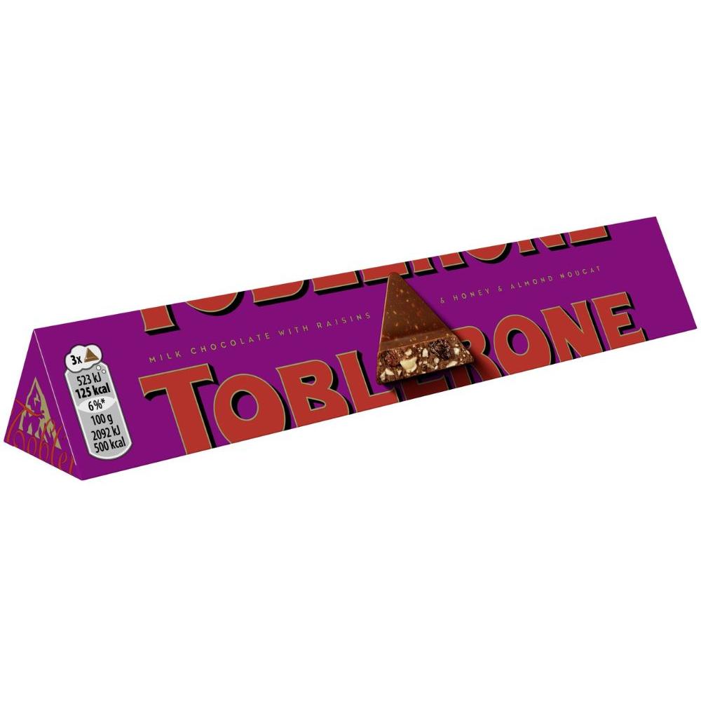[712901] Barre Chocolatée Raisins Toblerone 100G