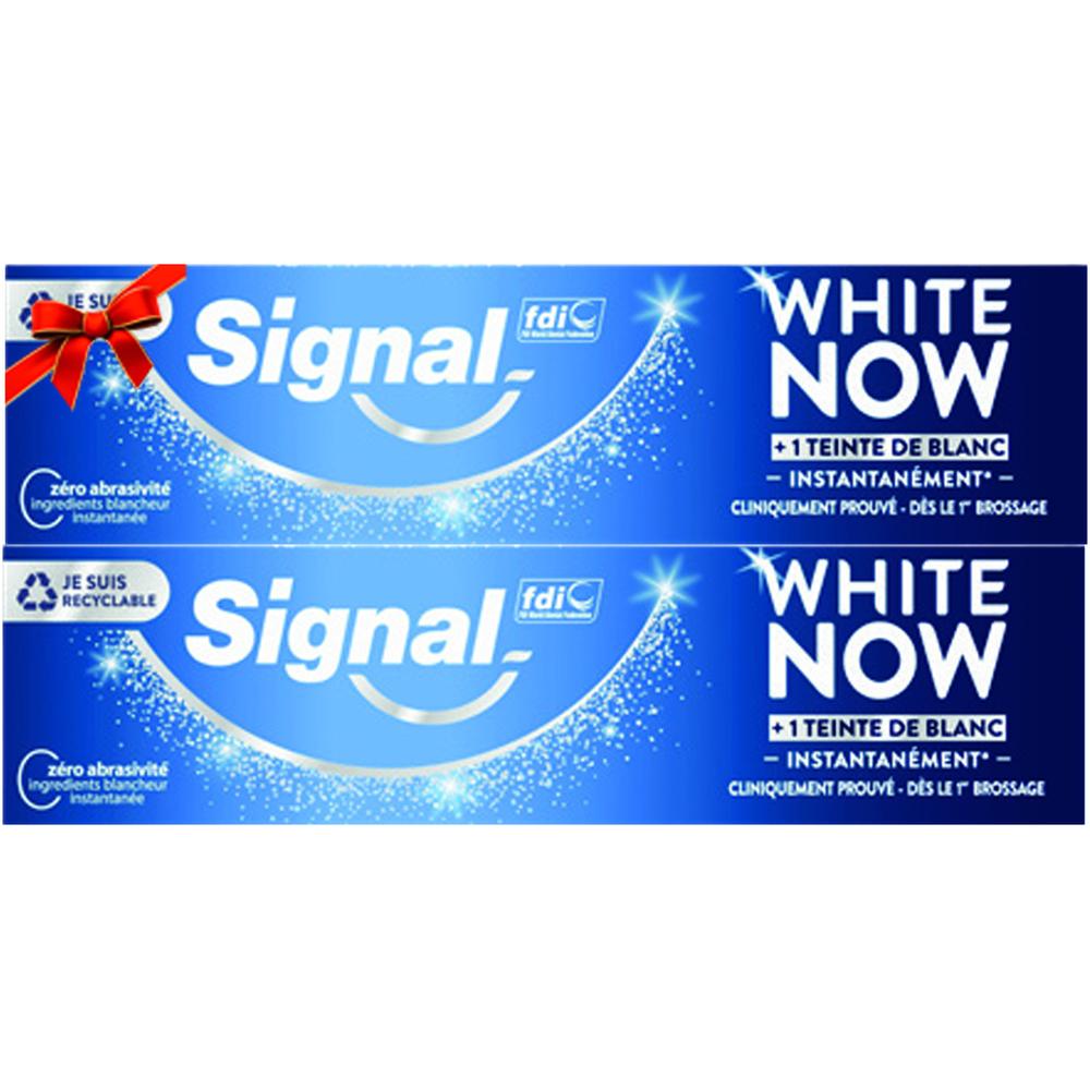 [672290] Pack de 2 Dentifrices Blancheur Signal 75ml