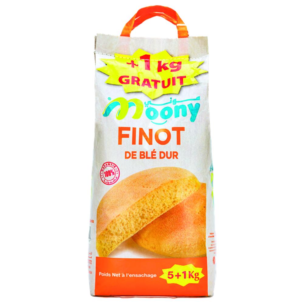 [718202] Finot de Blé Dur Kraft Moony 5kg + 1kg Gratuit