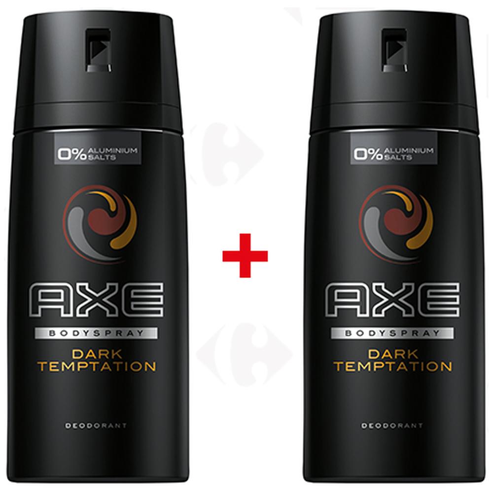 [688589] Pack 2 Déodorants Axe Dark Tempt 150ml