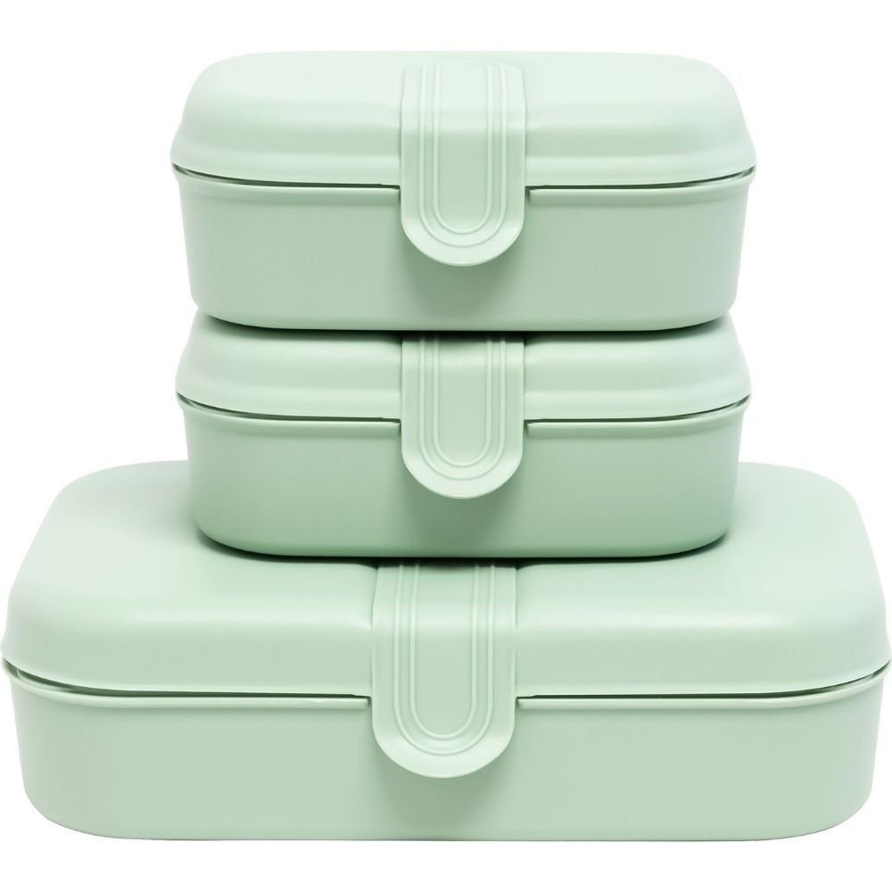Set de Boîte Collation Plastique Kasa 32x16cm 3 unités