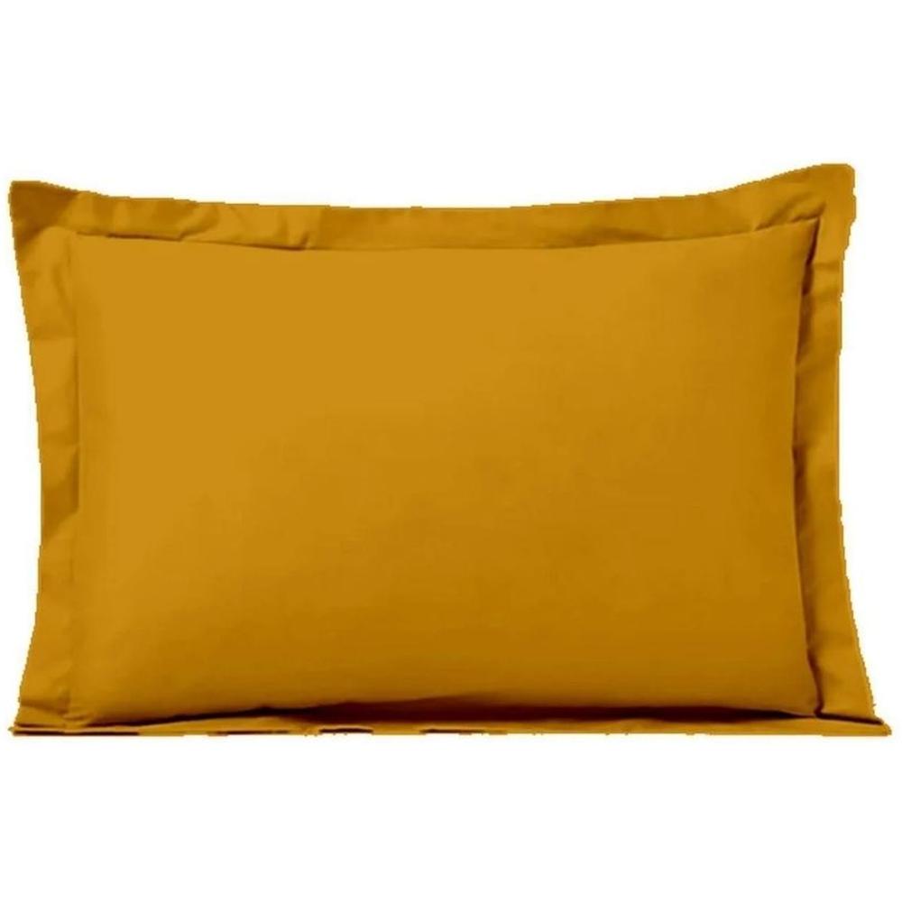 Taie d'Oreiller Jaune Foncé 100% Coton Tex Home 50x70 cm