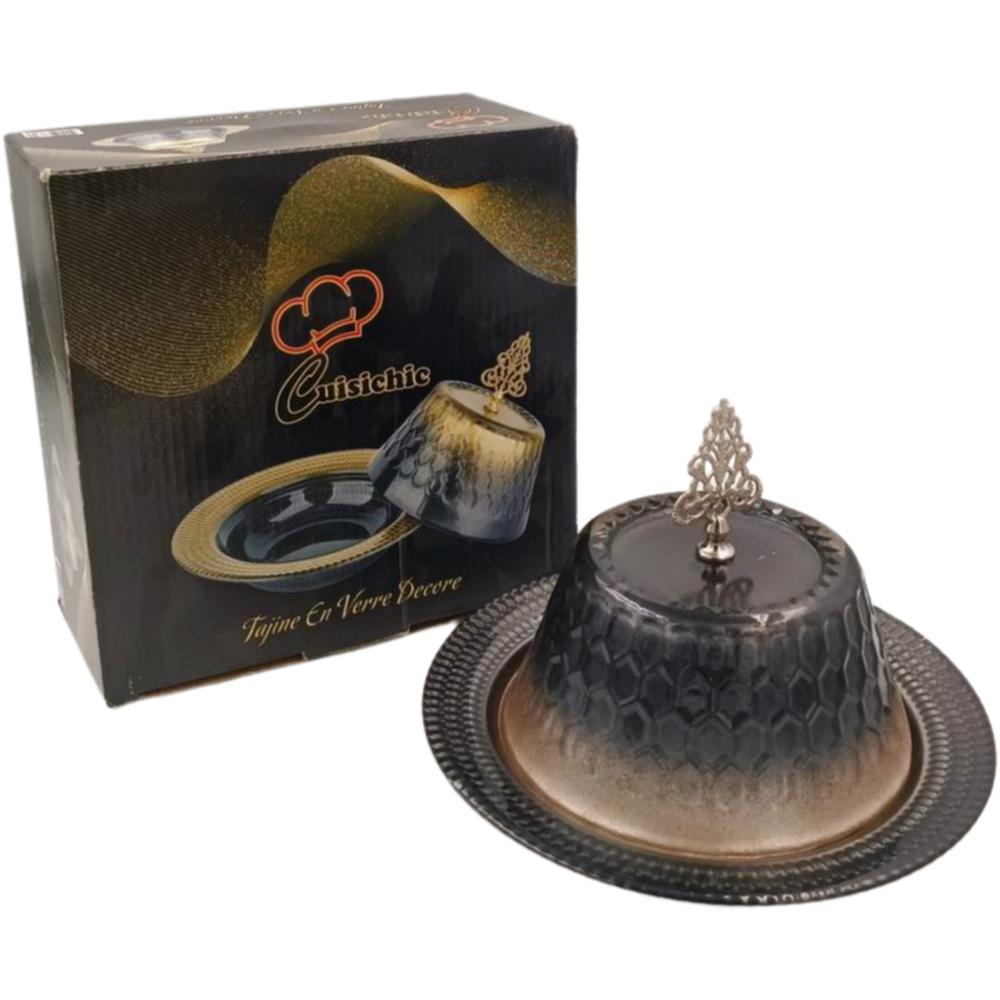 Tajine en Verre Cuisichic 18x18 cm.