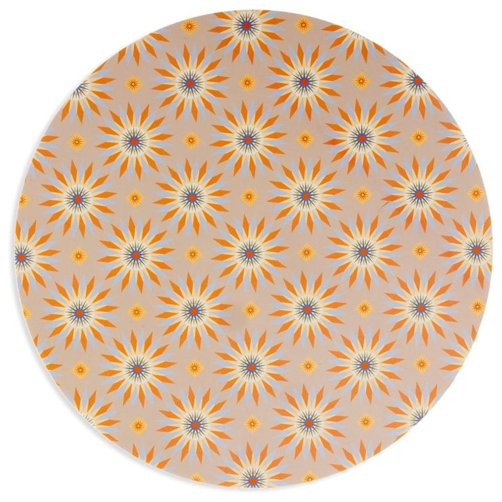 Set de Table Rond Corail Nautique en PVC Kasa 38cm