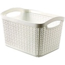 Panier Multi-usage en Plastique Rotin 26x20x17cm 6,6L