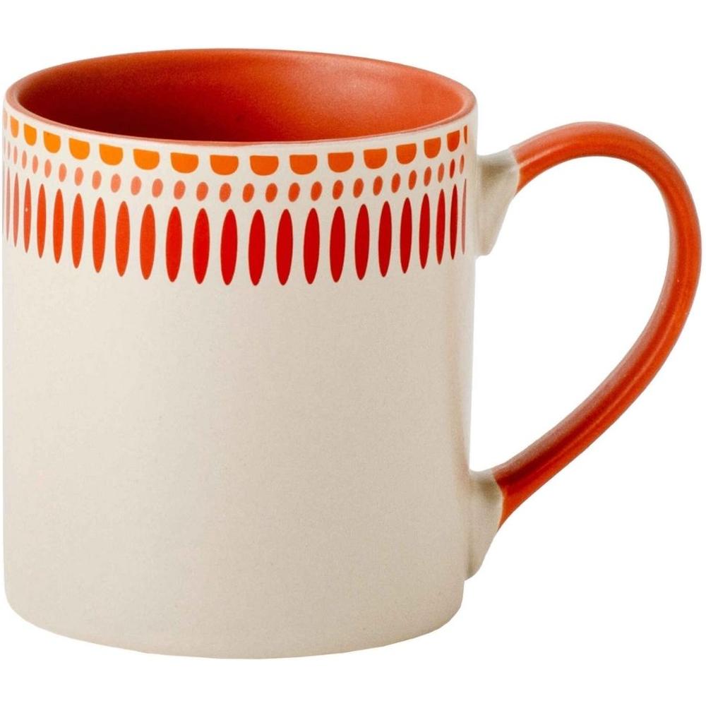 [717031] Mug en Porcelaine Corail Caraibe Nautique Kasa 33cl