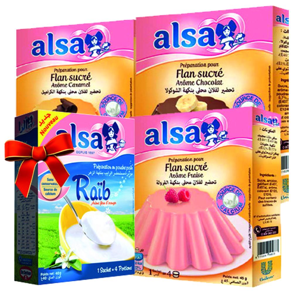 [726921] Lot Mixte Flan Alsa 3 unités + Raib Gratuit