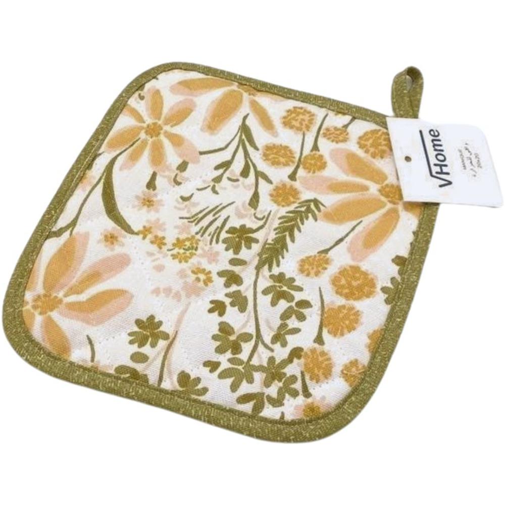 Manique de Cuisine Coton Fleur 20x20cm