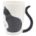 Mug Porcelaine Chat Noir Kasa 38cl