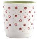 Gobelet à Café Personnalisé Blanc Fleurs Kasa 8 cl