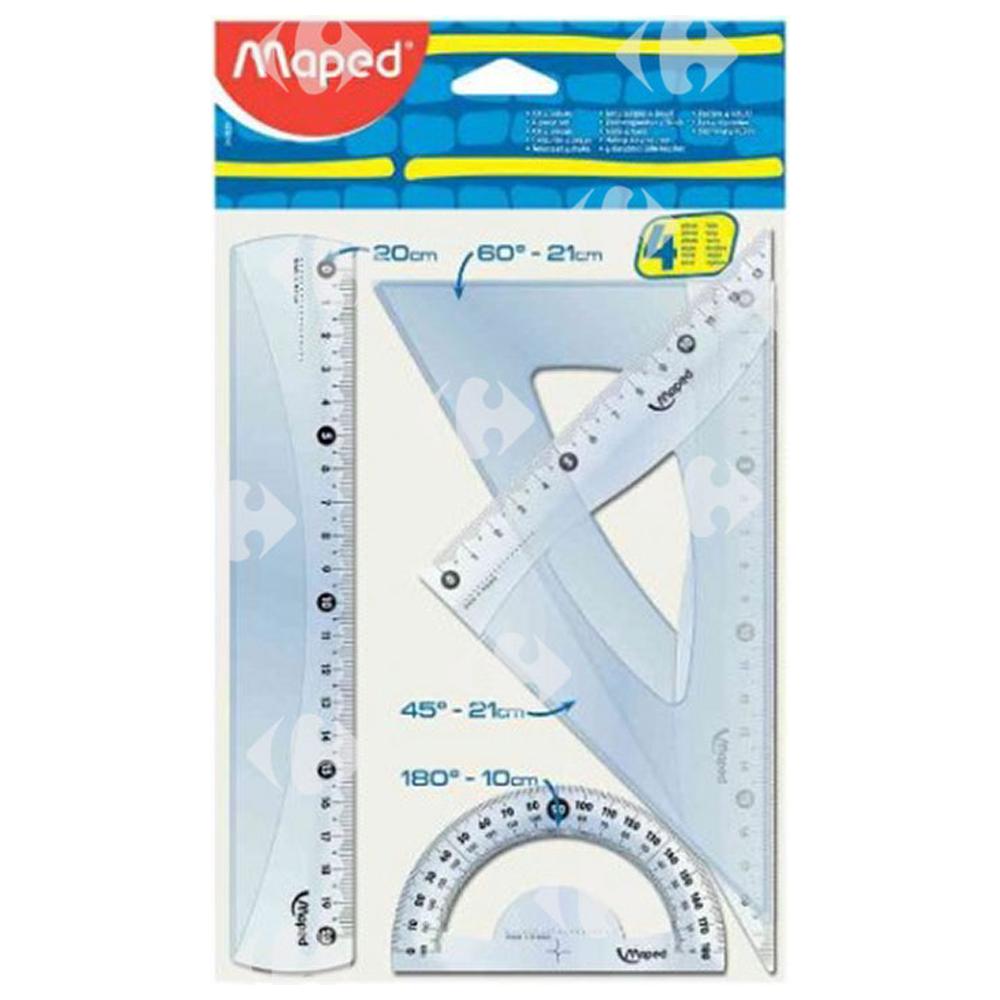 Kit de Traçage Incassable Maped 20cm