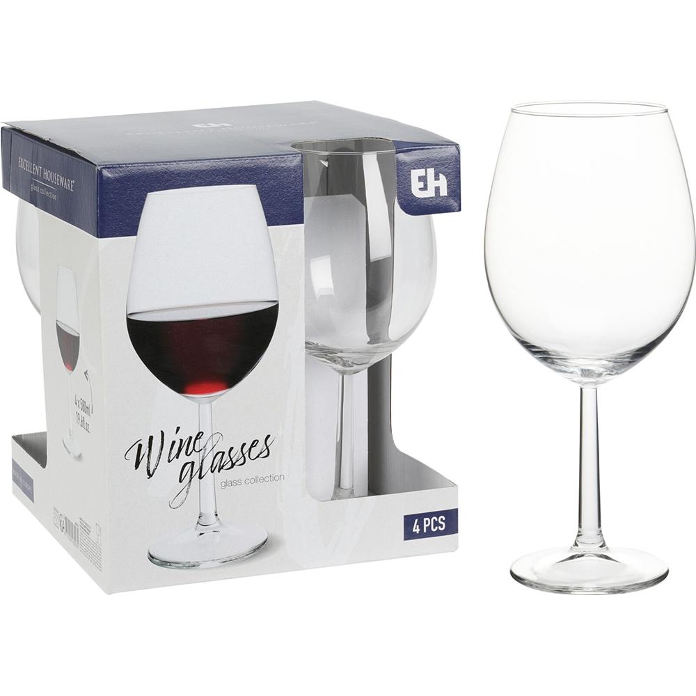 Verres à Vin Excellent Houseware 580ml 4 pièces