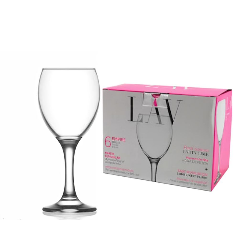[515307] Un Ensemble de 6 Verres à Vin Universel 245ml
