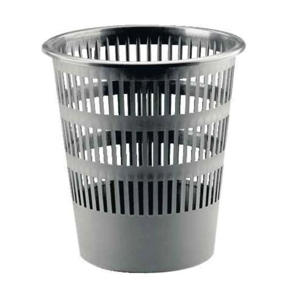 [625635] Corbeille à Papier en Plastique Gris