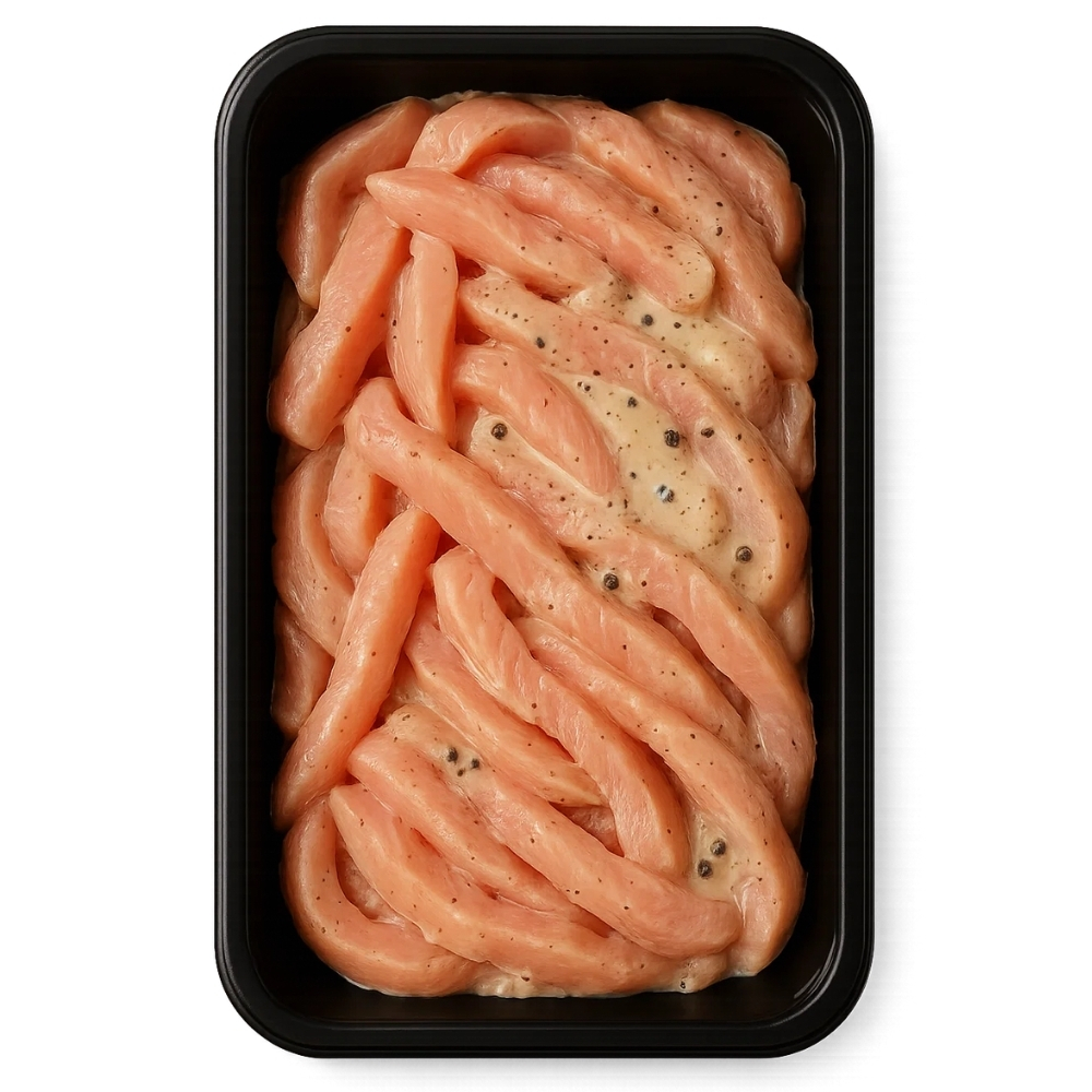 [73423] Émincé de Poulet à la Crème et au Poivre 500g
