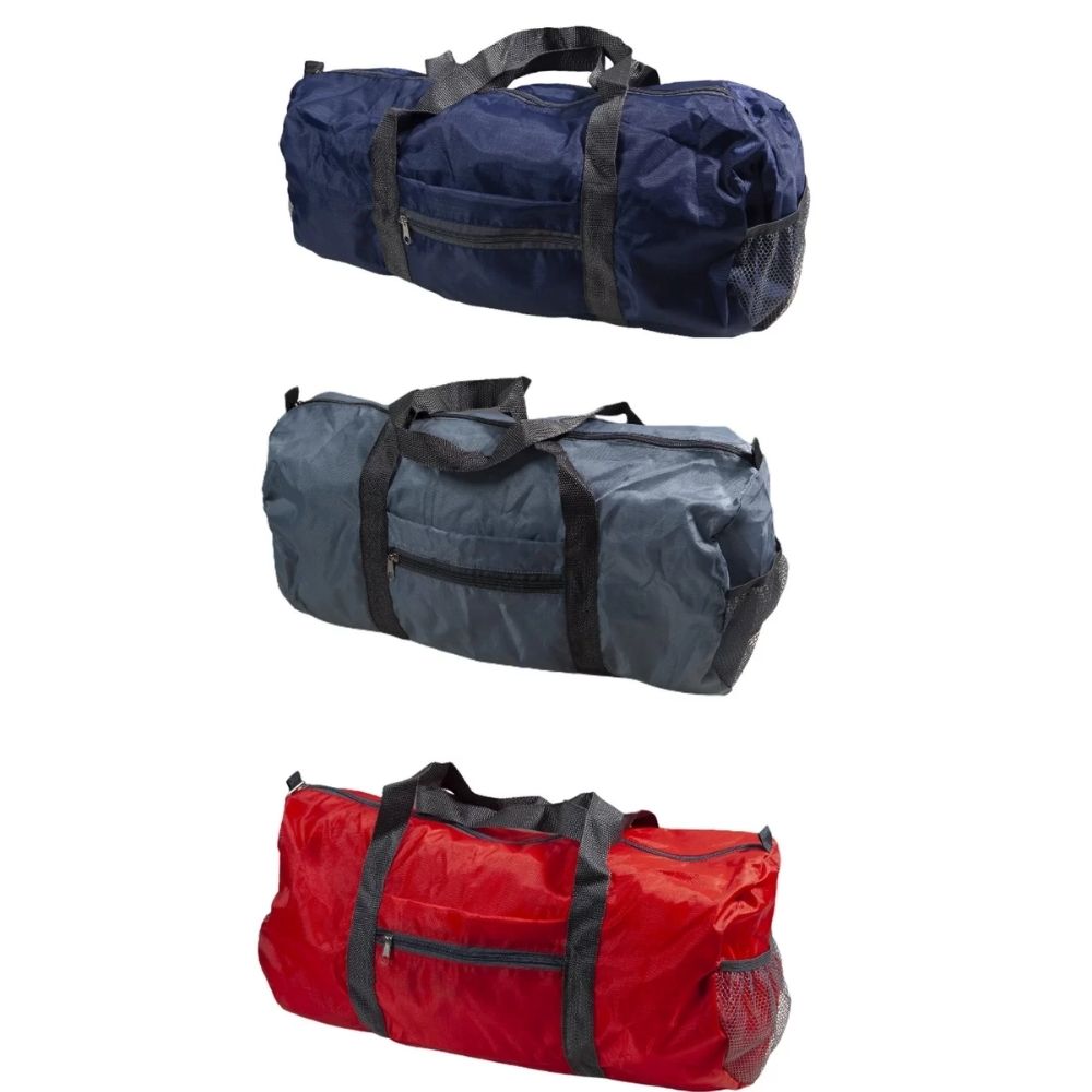 [710384] Sac Polochon Pliable 3 Couleurs 48 cm