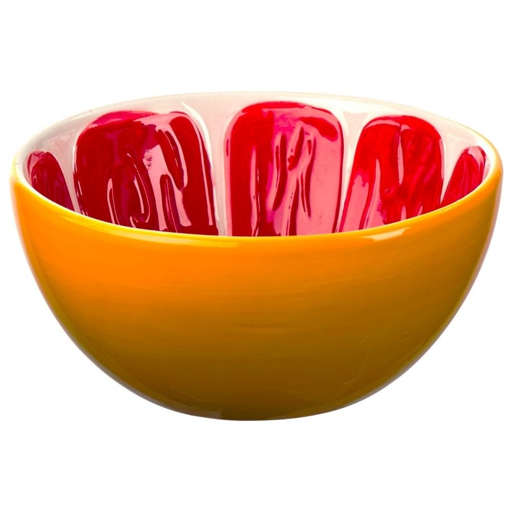 [730619] Coupelle Kasa en Porcelaine Forme Pamplemousse