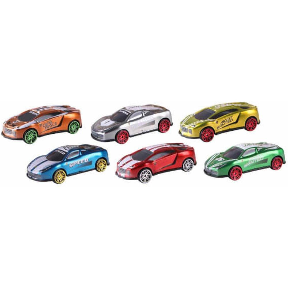 [715859] Set Voitures Metalliques Speed Racer 5 pièces