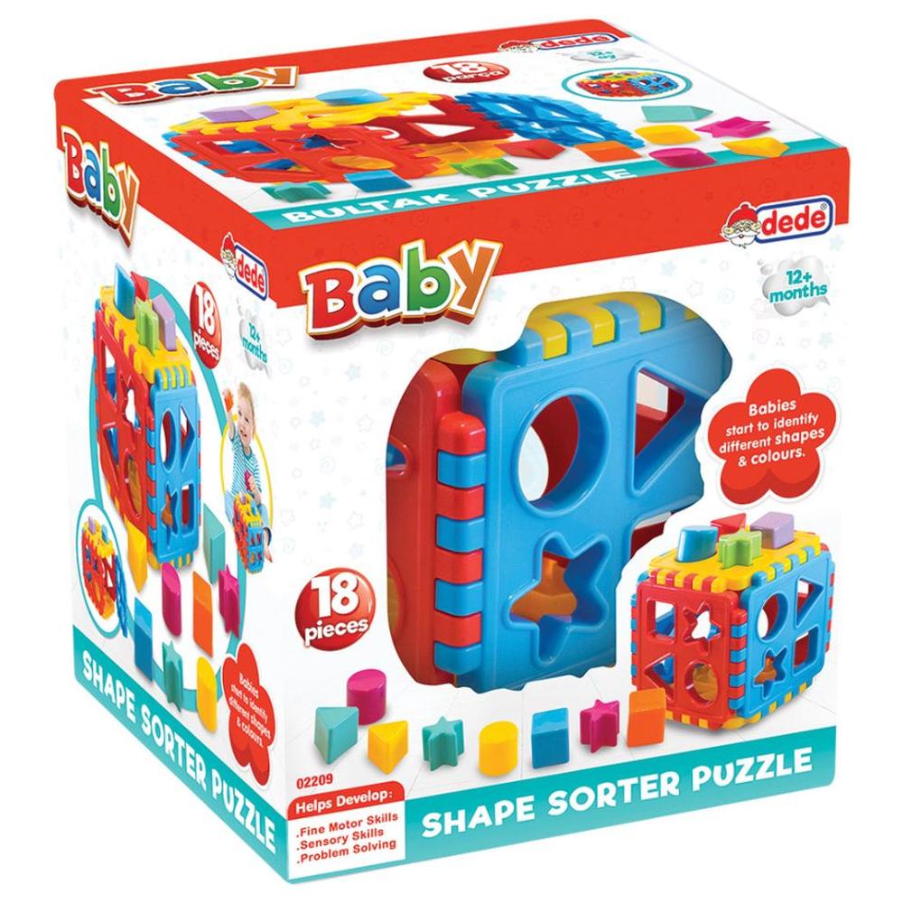 [715918] Puzzle Cube éducatif Dede Baby 18 pièces