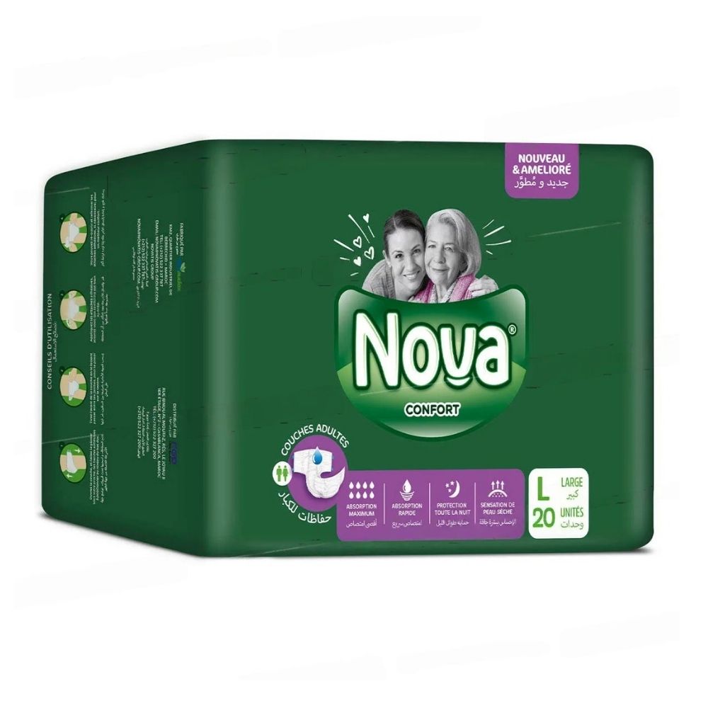 [717215] Couches Adulte Large Nova 20 unités