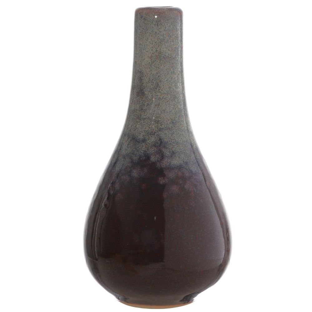 [730647] Vase Kasa en Céramique Marron Dégradé 14cm