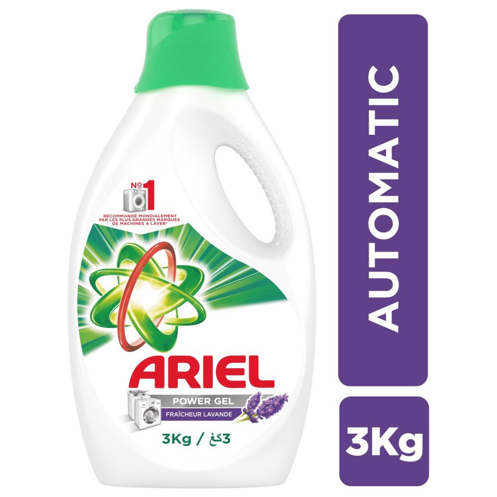 [657182] Lessive Liquide Automatique Fraicheur Lavande Ariel 3L