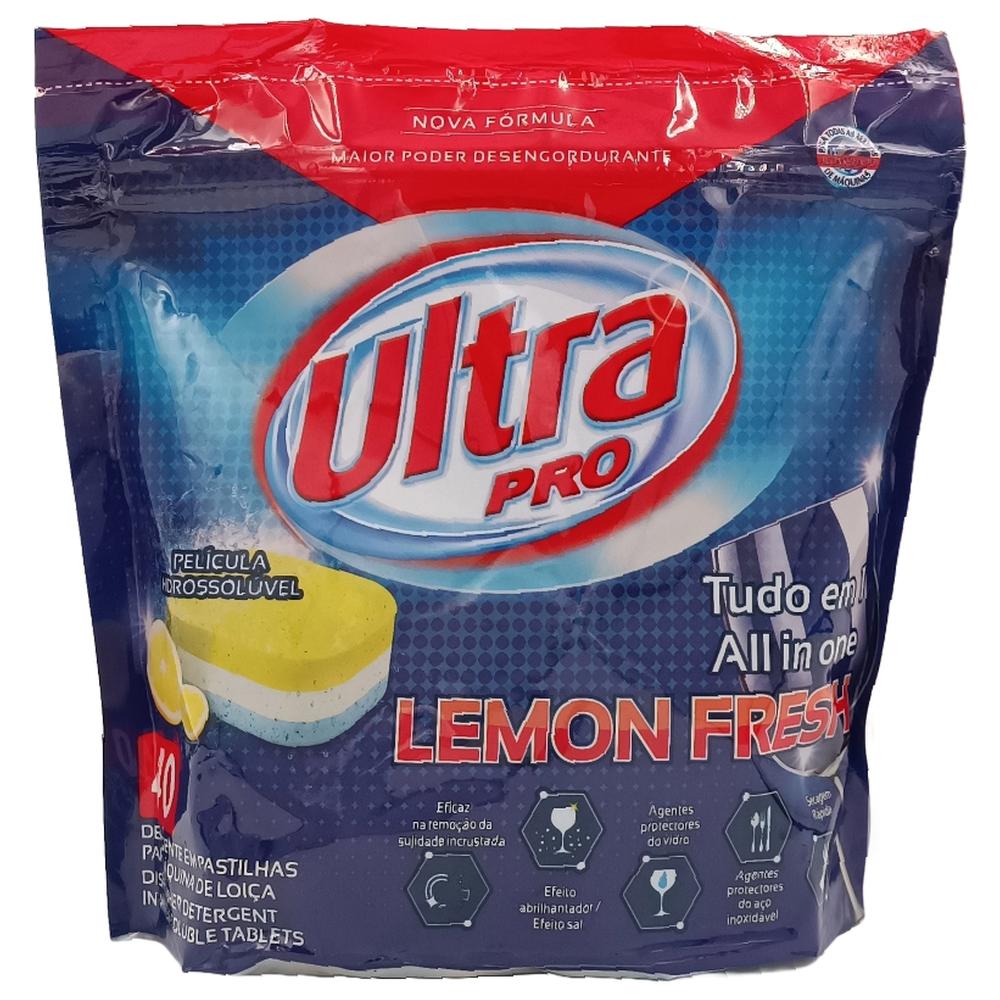 [643964] Tablettes Lave-vaisselle Citron Ultra Pro 40 unités